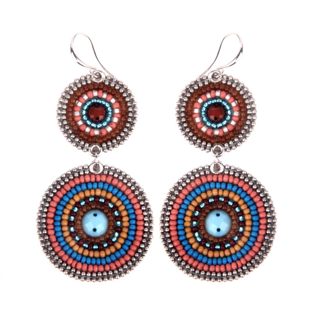 Erik & Mike Soan 2 Circle Earrings in Mohave.